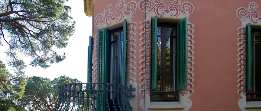 Gaudi home in Parc Gell
