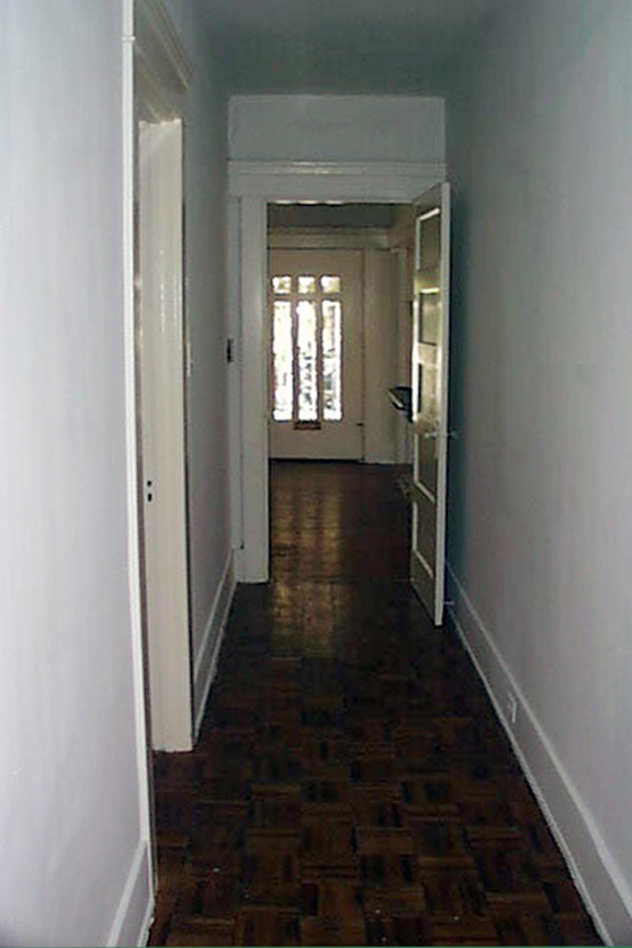 Hallway, before
